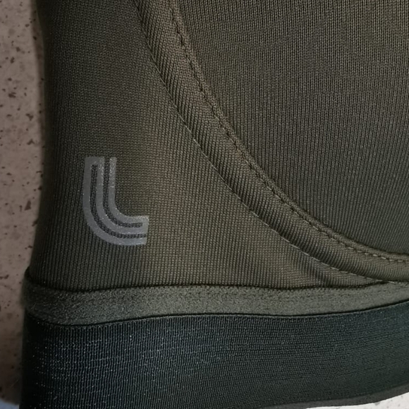 Lolë Sports Bras - Olive with Yellow and Pink with Burgundy - Picture 7 of 12